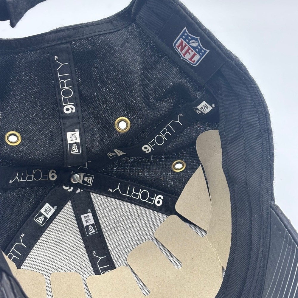 New England Patriots Super Bowl LIII Champions New Era 9FORTY Hat NFL Gray - Picture 7 of 9